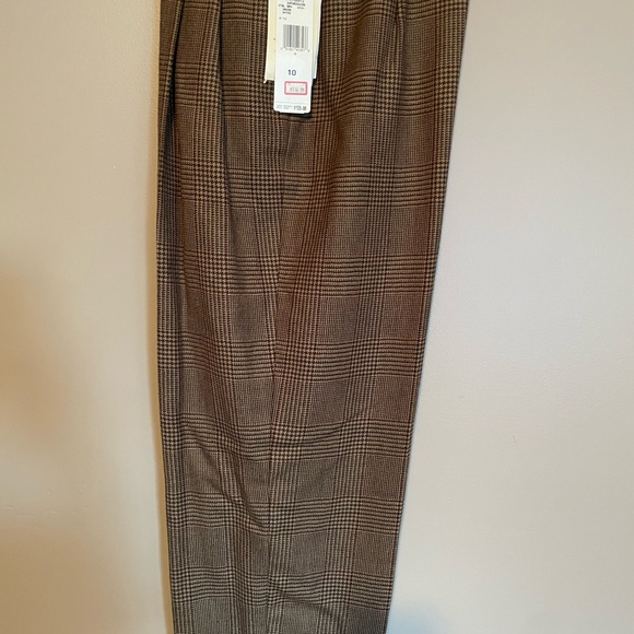 Ralph Lauren Pants - NWT ✨Ralph Lauren Oxfordshire Brown Plaid Pants✨